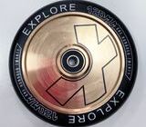 Колесо explore 120 мм пластик 