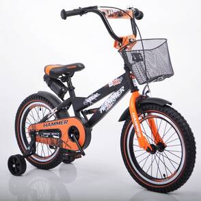 Велосипед HAMMER S600 16" чорно - помаранчевий 