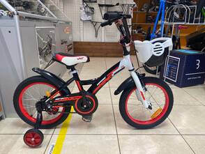 Велосипед V.N.C. Wave 16" black-red (shiny) 2022