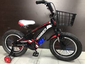 Велосипед Hammer Series 16" black-red ВИТРИНА 