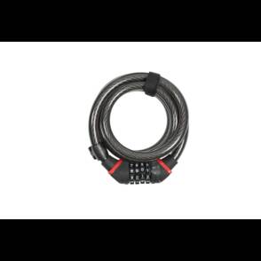 Велосторож Zefal "K-Traz C8 Code" вело/мото 12х1850 мм цифровой серый