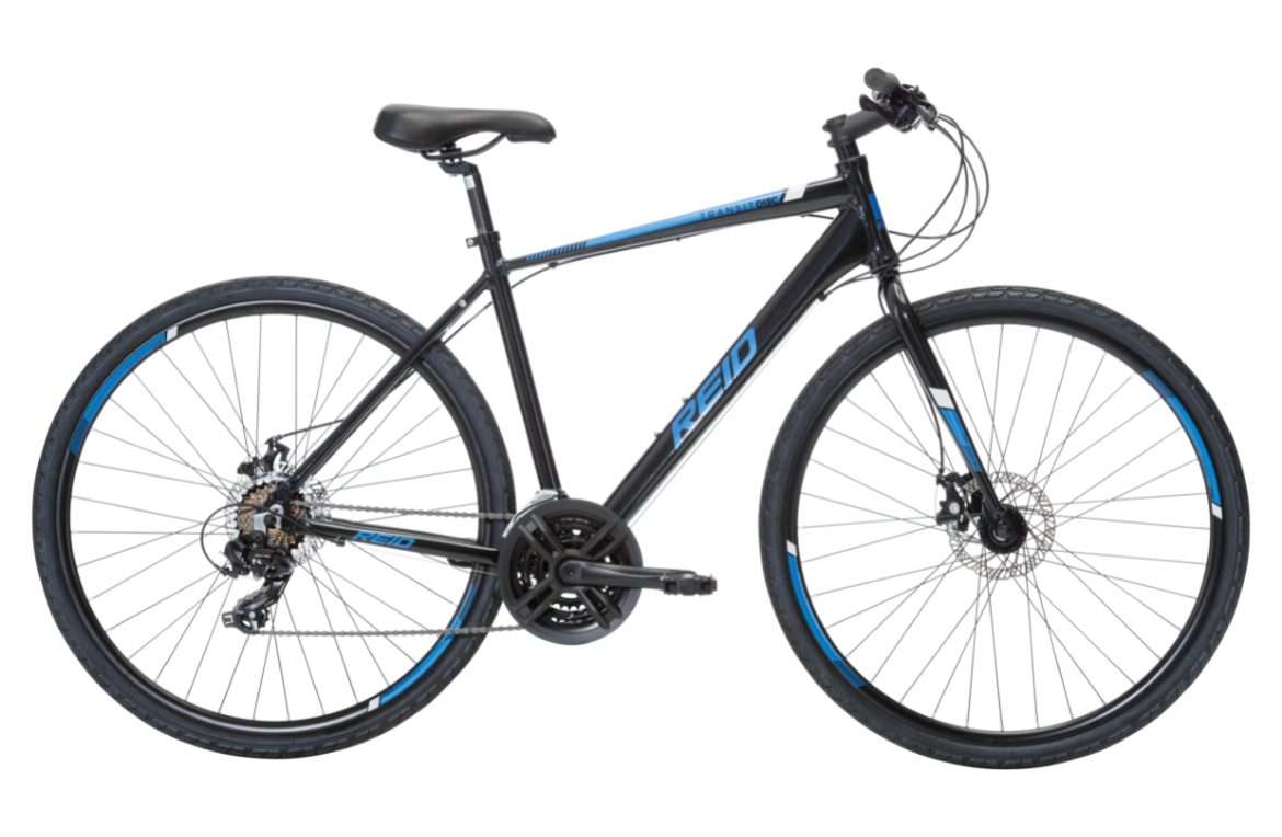 Велосипед Reid Transit Disc 28" , Рама L, год 2022, сине-чёрный Велосипед Reid Transit Disc 28" , Рама L, год 2022, сине-чёрный
